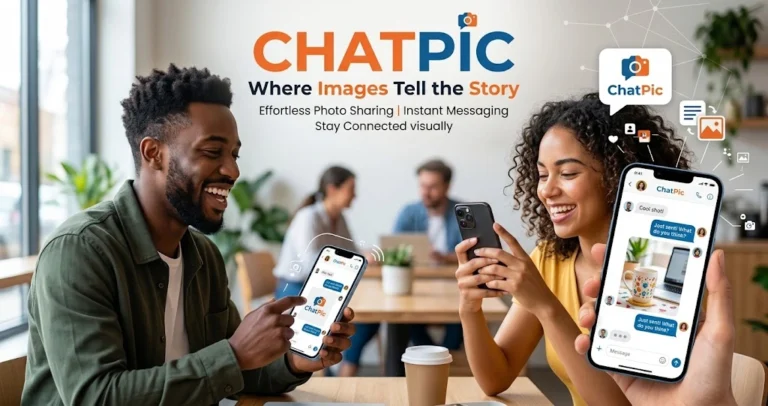 ChatPic messaging and photo sharing app interface