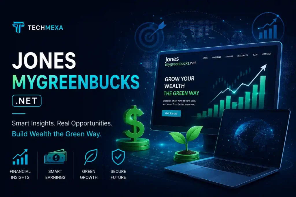 Jones MyGreenBucks Net financial education and eco wealth platform
