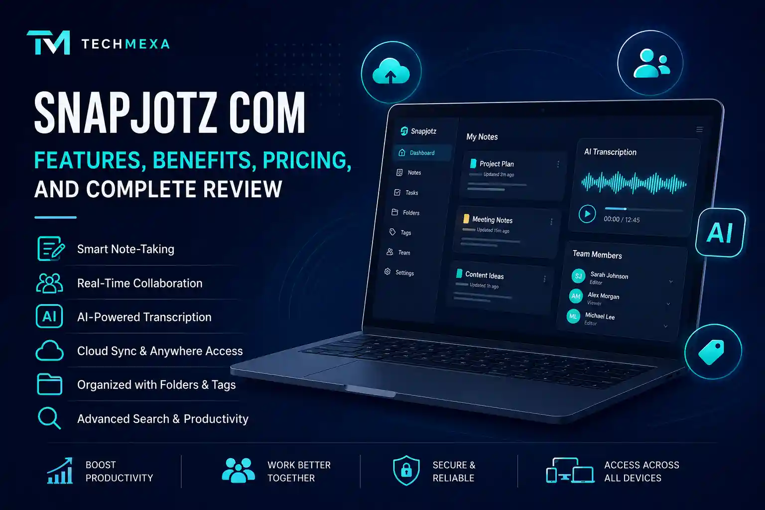 Snapjotz com productivity platform