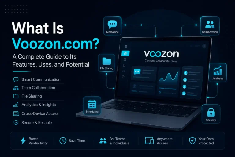Voozon.com platform overview image