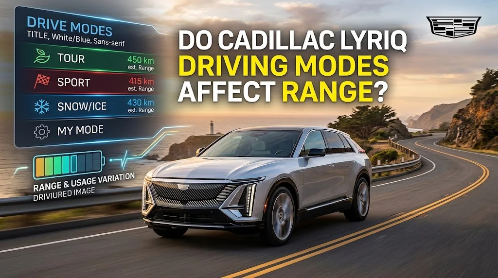 Cadillac LYRIQ driving modes