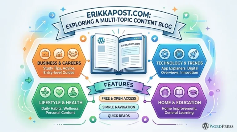 Erikkapost com multi-topic content blog